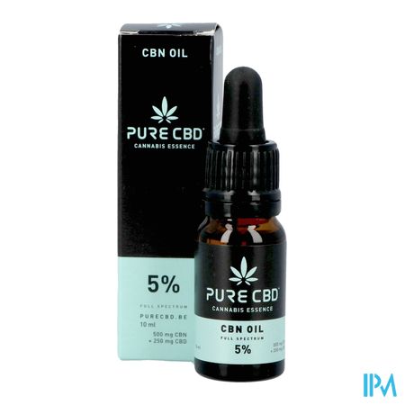 Pure Cbd 250mg Cbn 500mg Oil Full Spectrum 5% 10ml 5