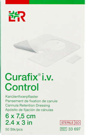 Curafix I.v. Control 6x7,5cm 50 2