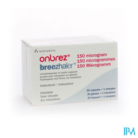 Onbrez Breezhaler 150 Mcg Inhal Poeder Caps 30