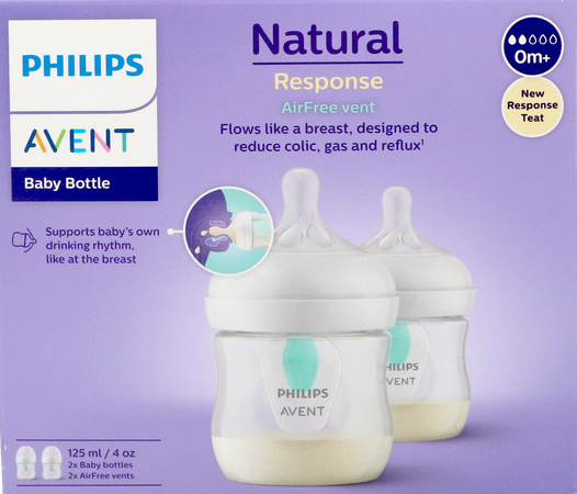 Philips Avent Natural 3.0 Airfree Zuigfles 2x125ml 2
