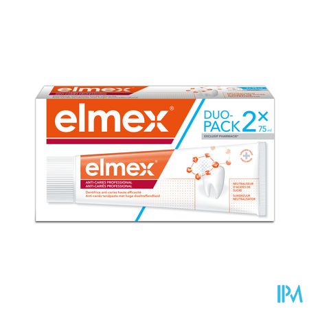 Elmex A/caries Professional Tandpasta 2x75ml