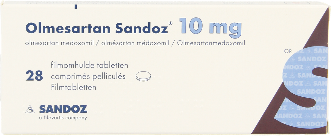 Olmesartan Sandoz 10mg Comp 28 X 10mg 1