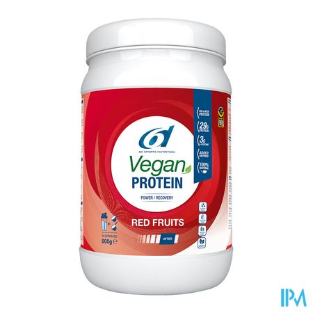 6d Vegan Protein Red Fruits 800g 1