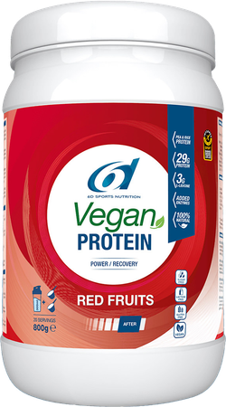 6d Vegan Protein Red Fruits 800g 1