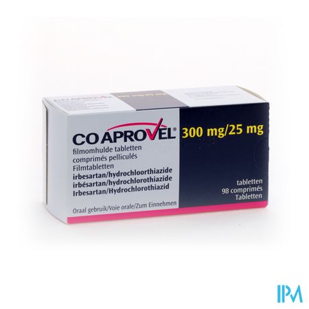 Coaprovel Comp 98 X 300mg/25,0mg