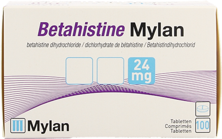 Betahistine Viatris 24mg Tabl 100 3