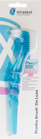 Miradent Tandprotheseborstel blauw 1