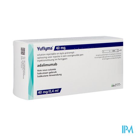 Yuflyma 40mg Orifarm Voorgevulde Pen 6+6 Alc. Doek