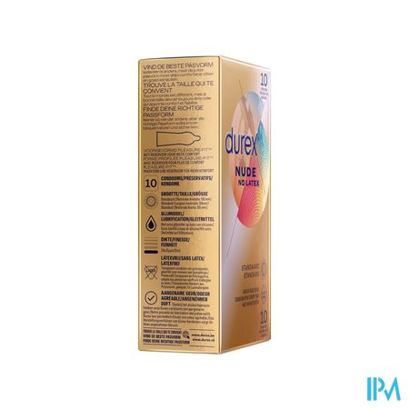 Durex Nude No Latex Preservatifs 10