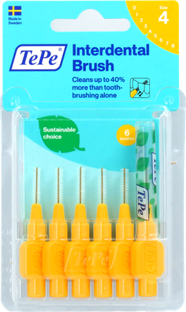 Tepe Interdental Brush 0,70mm Yellow 6 4