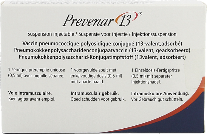 Prevenar 13 Orifarm Susp Inj Fl Inj 1 X 0,5ml 2