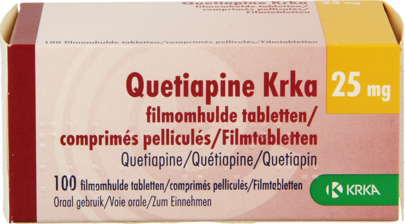 Quetiapine Krka 25mg Filmomh Tabl 100 1