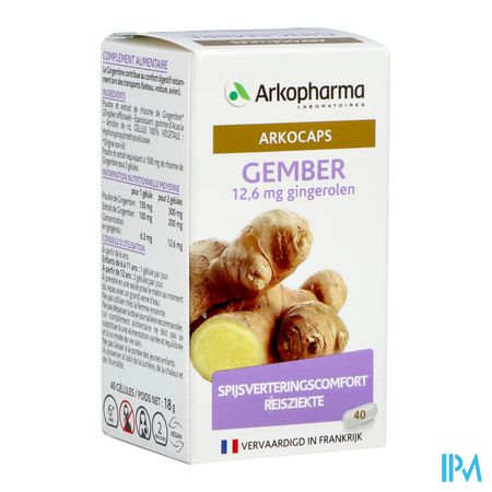 Arkocaps Gember Caps 40 Nf 9