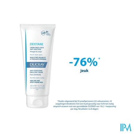 Ducray Dexyane Creme A/krab Verzachtend 200ml Nf 14