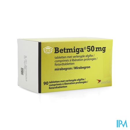 Betmiga Abacus 50mg Verlengde Afgifte Tabl 90