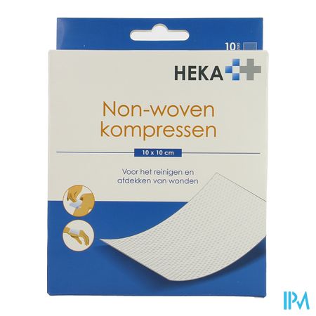 Heka Zom Kompres Non-wov. Steriel 10x10cm 4lag. 10 1