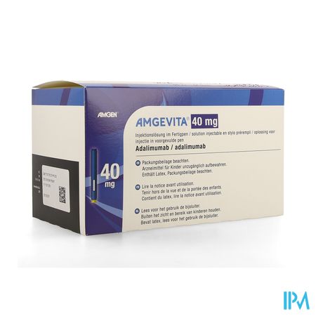 Amgevita 40mg Opl Inj 50mg/ml Voorgevulde Pen 6