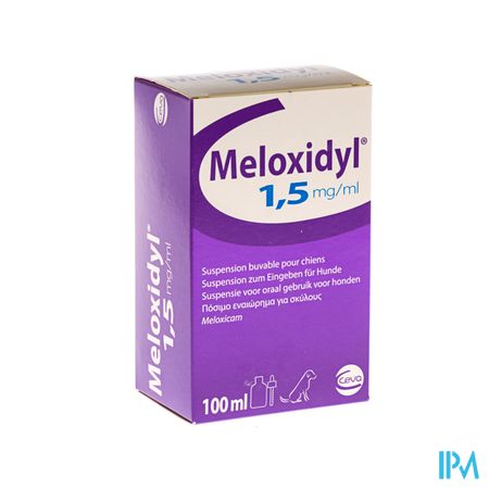 Meloxidyl Ceva 1,5mg/ml Fl Gutt 100ml