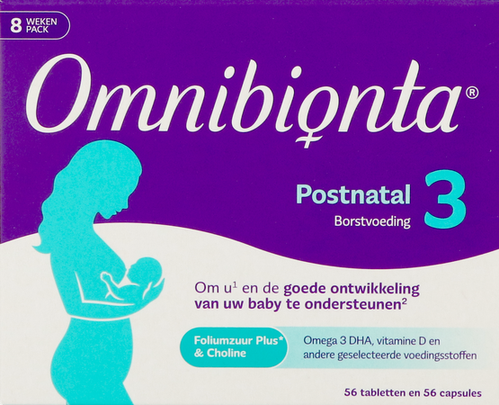 Omnibionta Postnatal 3 Borstv.8wek Tabl 56+caps 56 7