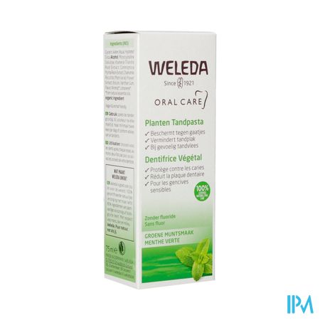 Weleda Tandpasta Planten Tube 75ml