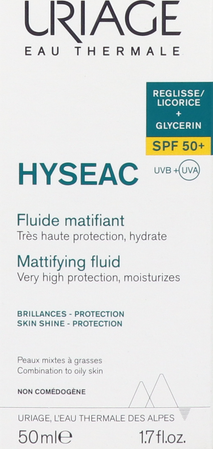 Hyseac Fluide Matifiant Spf50+ 50ml 5
