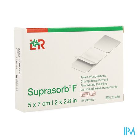 Suprasorb F Film Kp Steriel 5x 7cm 10 20460