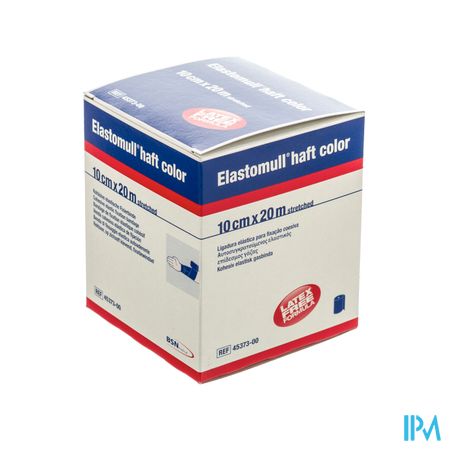 Elastomull Haft Latexvrij 10cmx20m Blauw 4537300 2