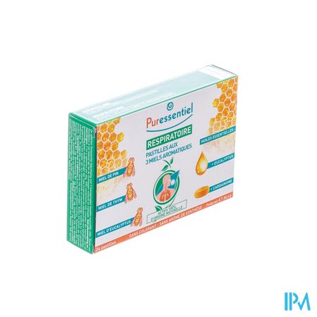 Puressentiel Respiratoire Pastilles 3 Miels 24