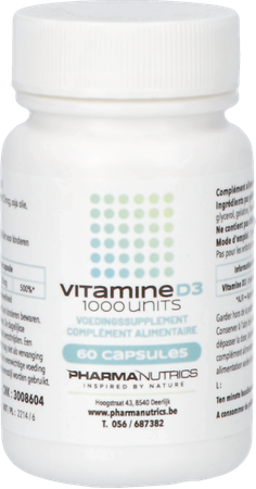 Vit D3 Caps 60 Pharmanutrics 5