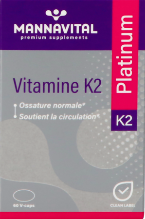 Mannavital Vitamine K2 Platinum V-caps 60 5