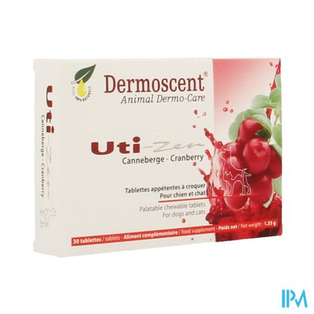 Dermoscent Uti-zen Hond Kat Tabl 30