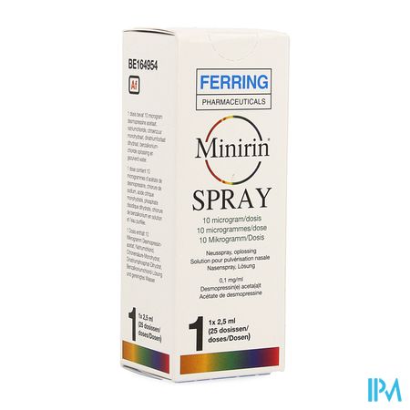 Minirin Spray 10mcg/dos 2,5ml0,1mg