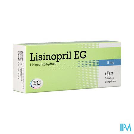 Lisinopril EG           Tabl 28X5Mg