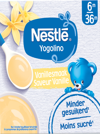 Nestle Baby Dessert Vanillesmaak Pot 4x100g 1