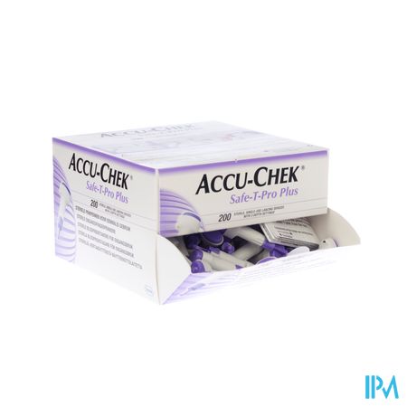 Accu Chek Safe T Pro Plus Steril Jetable 200