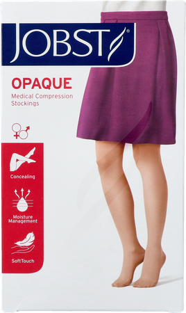 Jobst Opaque 2 Ad Pet Open Sft Nat Vi Pair 6