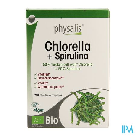 Physalis Chlorella + Spirulina Bio Comp 200 3