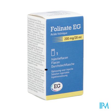 Folinate EG 200 mg/20 ml inj. opl. i.m./i.v. flac. 20 ml