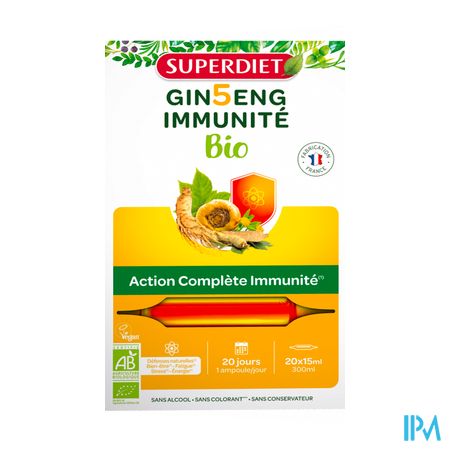 Gin5eng Immuniteit Amp 20x15ml 1