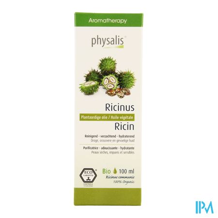 Physalis Plantaardige Olie Ricinus Bio 100ml 4