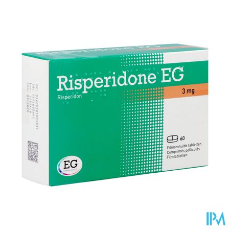 Risperidone EG Tabl  60 X 3 Mg