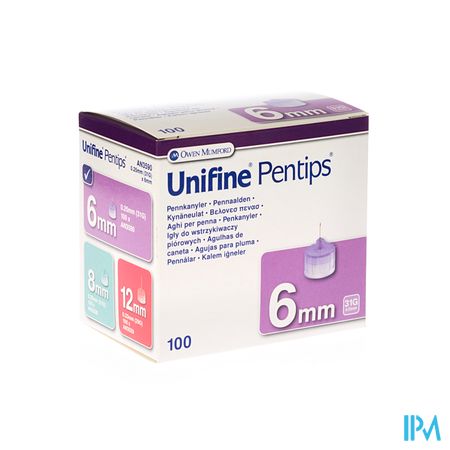 Unifine Pentips Aiguille Stylo 31g 6mm 100 An3590