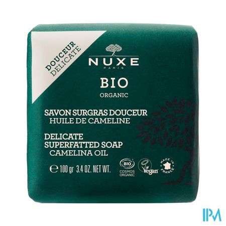 Nuxe Bio Overvette Zeep Mild Camelineolie 100g