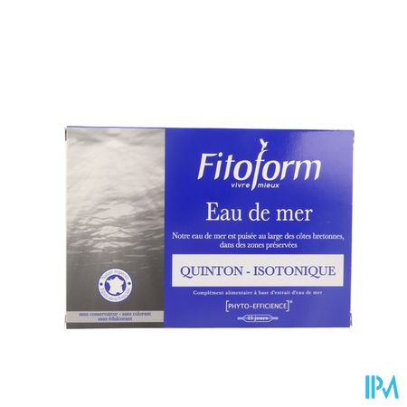 Isotonique Eau De Mer Amp 30x10ml Fitoform 4