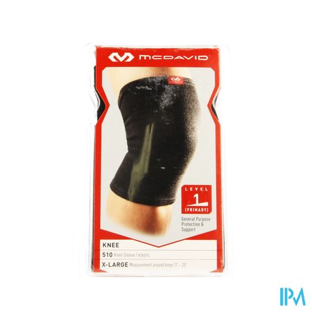 Mcdavid Knee Brace Elastic Black Xl 510