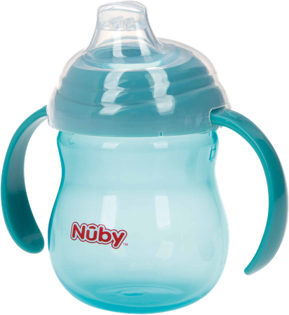 Nuby Gobelet A/goutte Anses Aqua 6m+ 270ml 3