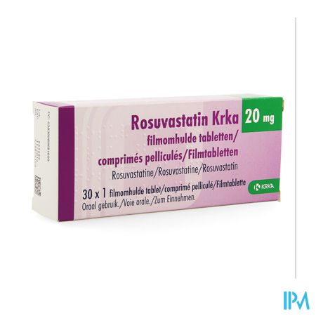 Rosuvastatin Hcs 20mg Filmomh Tabl 30