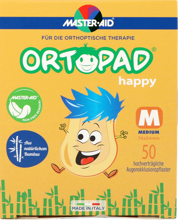Ortopad Happy Medium Oogkompres 50 70132 2