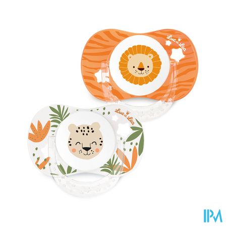 Luc&lea Duo Fopspeen Ana 18m+ Zomer Ring 2