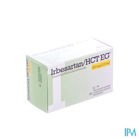 Irbesartan Hct EG 300 Mg/12,5 Mg Filmomh Tabl 98 1